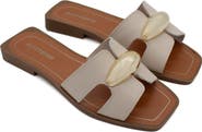 Bottero Cutout Slide Sandal