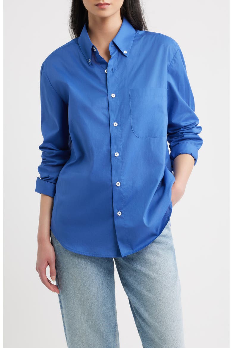 Cotton Shirt, Main, color, ADMIRAL BLUE