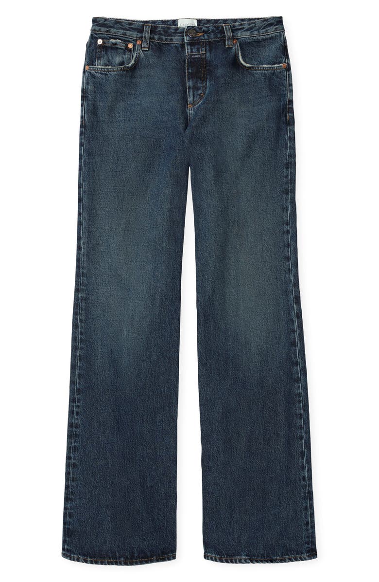 Closed Gillan Wide Leg Jeans, Alternate, color, Dark Blue