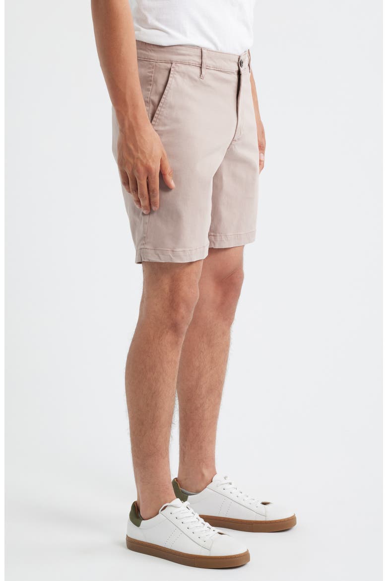 Wanderer 8.5-Inch Stretch Cotton Chino Shorts, Alternate, color, SULFUR DESERT MAUVE