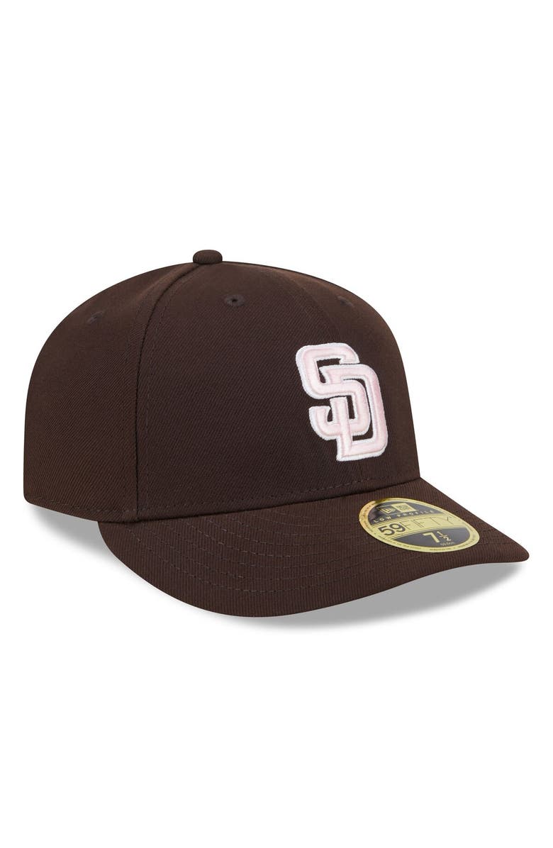 New Era Men's New Era Brown San Diego Padres 2024 Mother's Day Low Profile 59FIFTY Fitted Hat, Alternate, color,