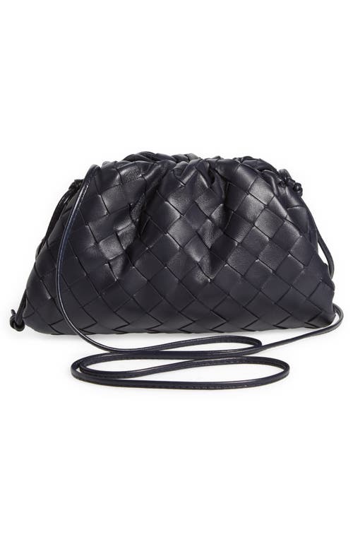 Bottega Veneta Small The Pouch Leather Clutch In Black