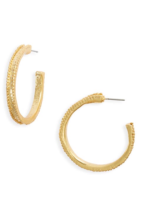 Maxi Dotty Hoop Earrings