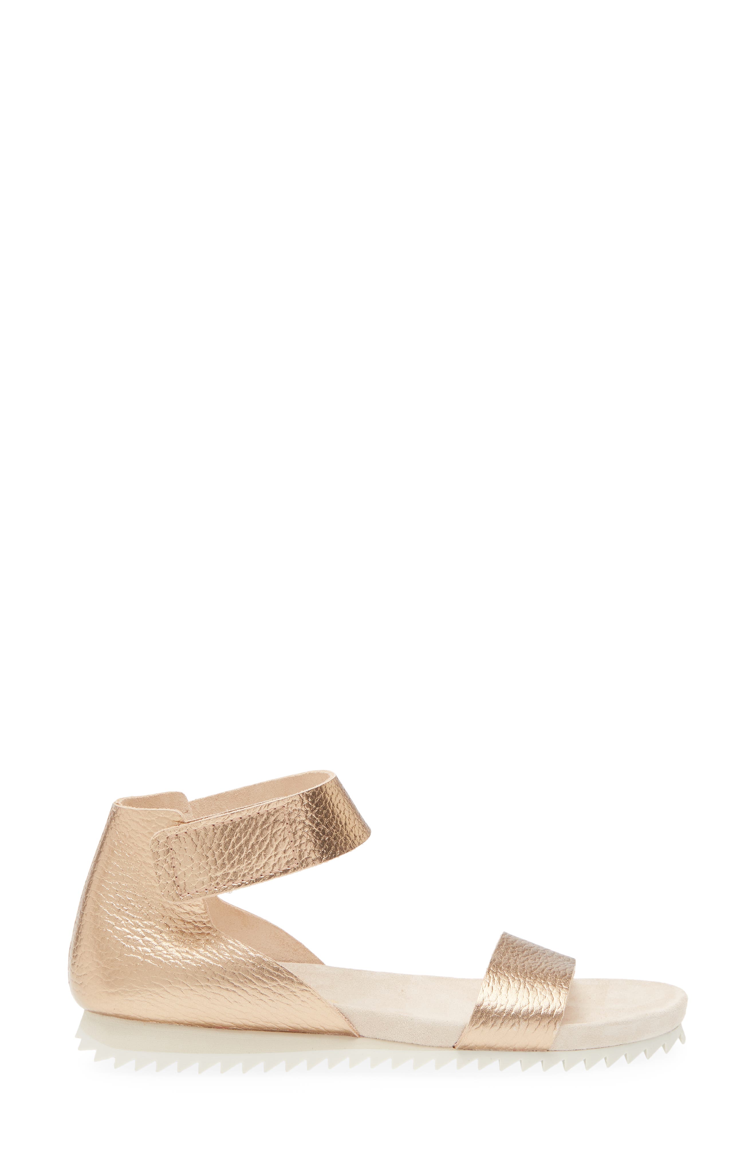 Jalila Ankle Strap Sandal, Alternate, color, CAVA CERVO LAME