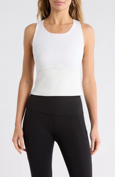 Carpe Diem Racerback Crop Jersey & Rib Camisole