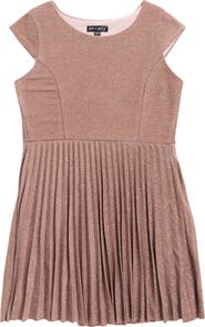 Ava & Yelly Kids' Pleated Skater Dress