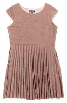 Ava & Yelly Kids' Pleated Skater Dress