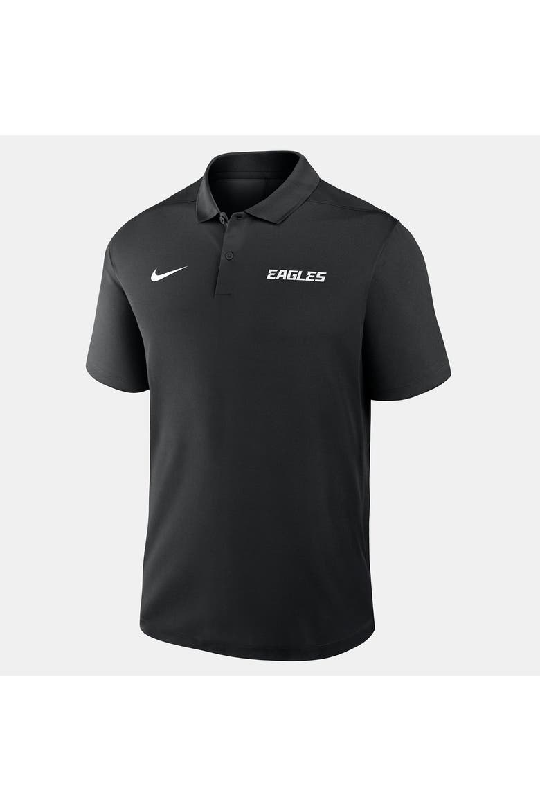 Men's Nike Black Philadelphia Eagles Wordmark Victory Dri-FIT Polo, Alternate, color, Black