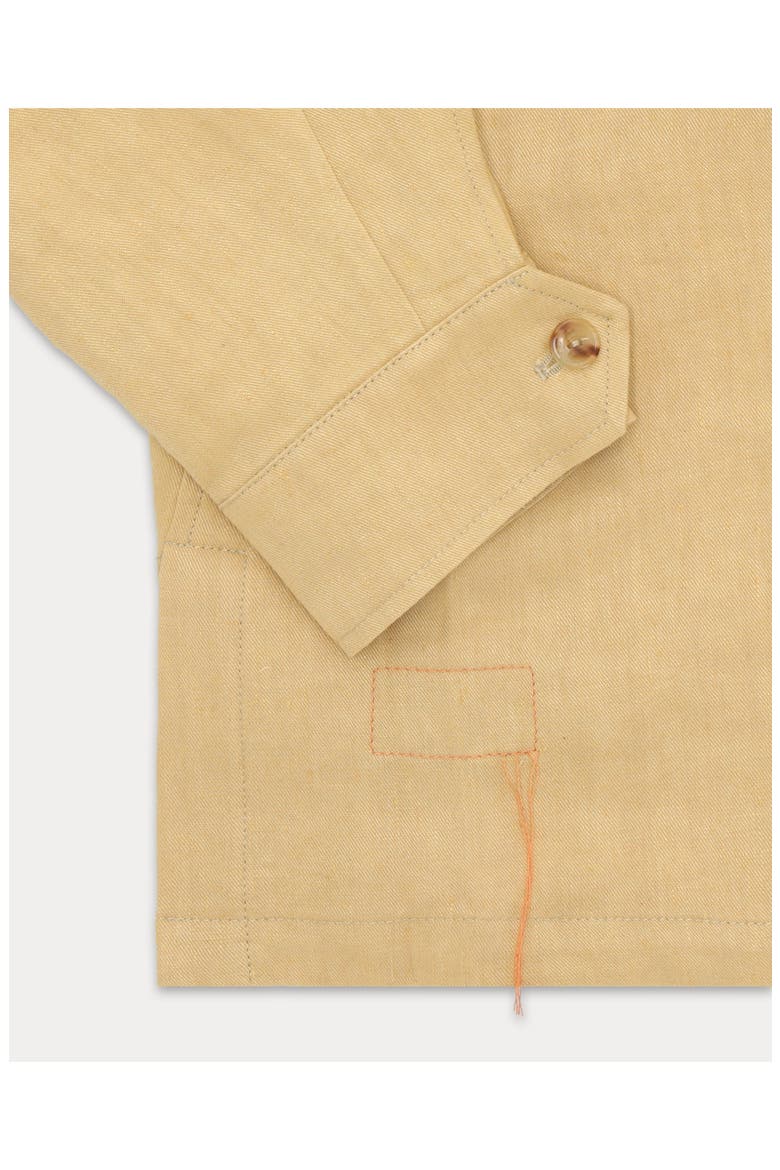 Owen Linen Safari Jacket, Alternate, color, Camel