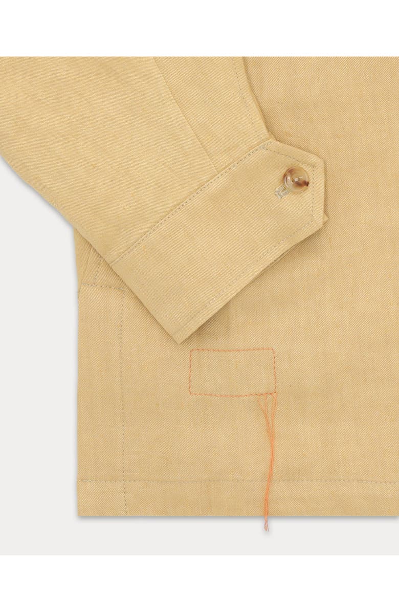 Fortela Owen Linen Safari Jacket, Alternate, color, Camel
