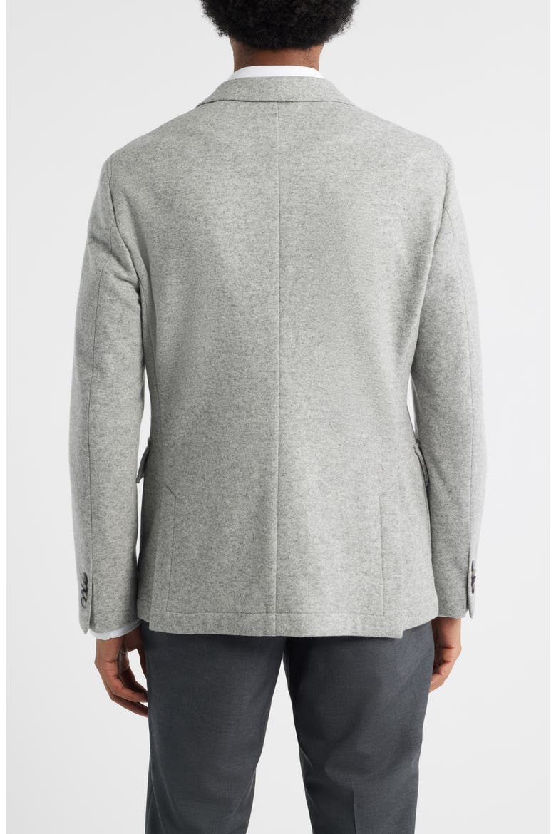 Hanry Slim Fit Felted Wool Blend Sport Coat, Alternate, color, SILVER