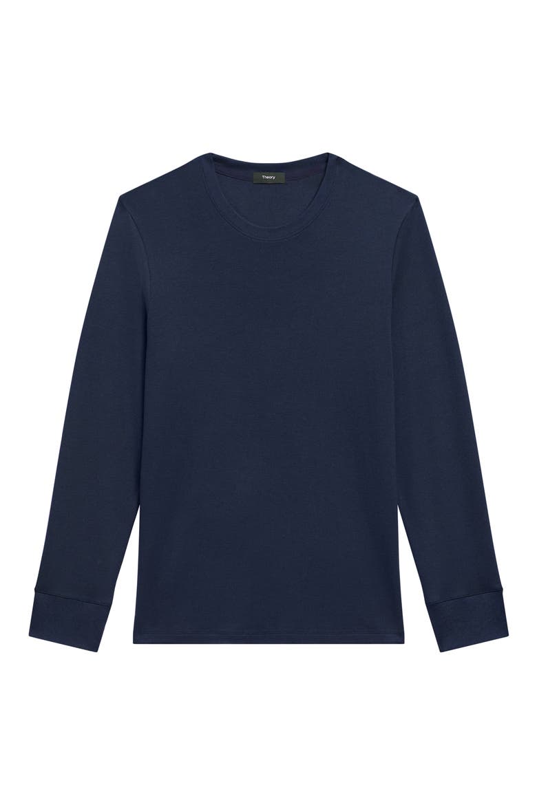 Essential Long Sleeve T-Shirt, Alternate, color, BALTIC - XHX