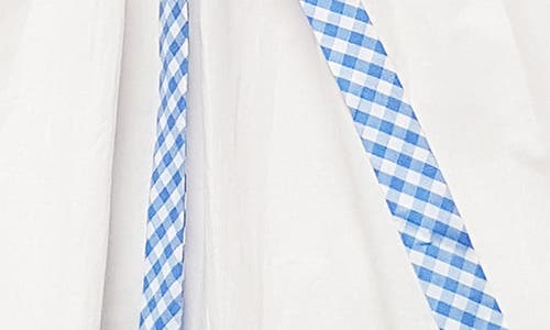 Joe-ella Kids' Embroidered Cotton Party Dress In White