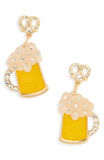 Leith Beer Mug Drop Earrings