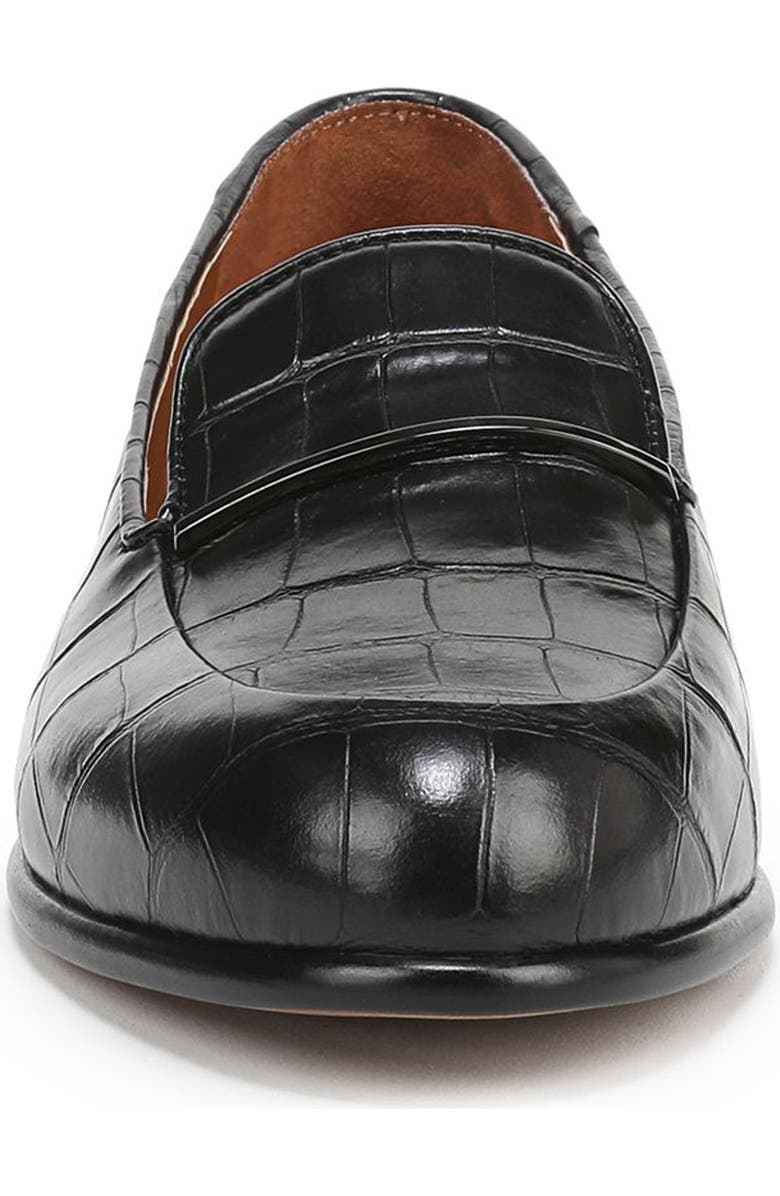 Franco Sarto Mirabelle Bit Loafer, Alternate, color, Black Croc Embossed