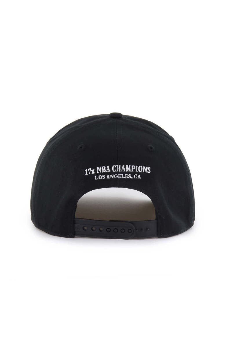 '47 Men's '47 Black Los Angeles Lakers Every Time Past Champs Hitch Adjustable Hat, Alternate, color, Black