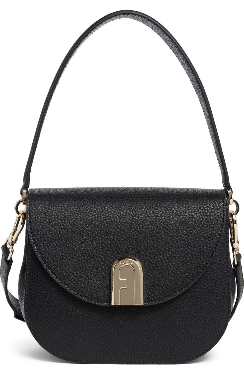Furla Gardenia Mini Crossbody Bag, Main, color, Nero