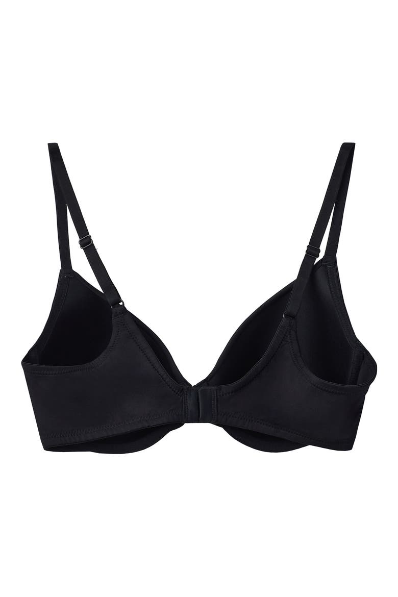Animal Mesh 2-Pack T-Shirt Bras, Alternate, color, SATIN/ BLACK