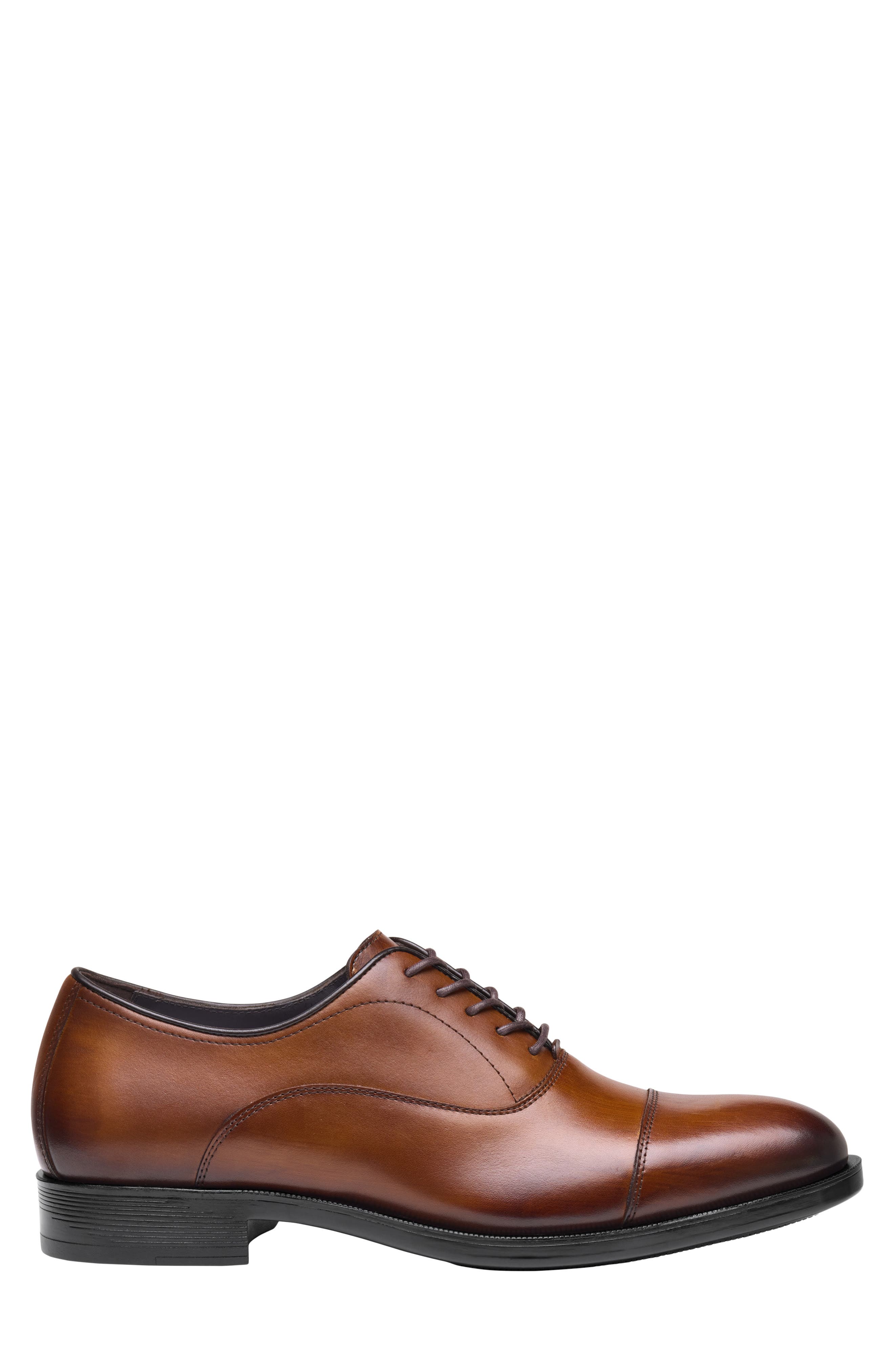 Redford Cap Toe Oxford, Alternate, color, TAN HAND-FINISHED FULL GRAIN