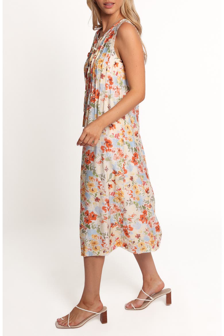 Breeze A-Line Midi Dress, Alternate, color, FLORAL