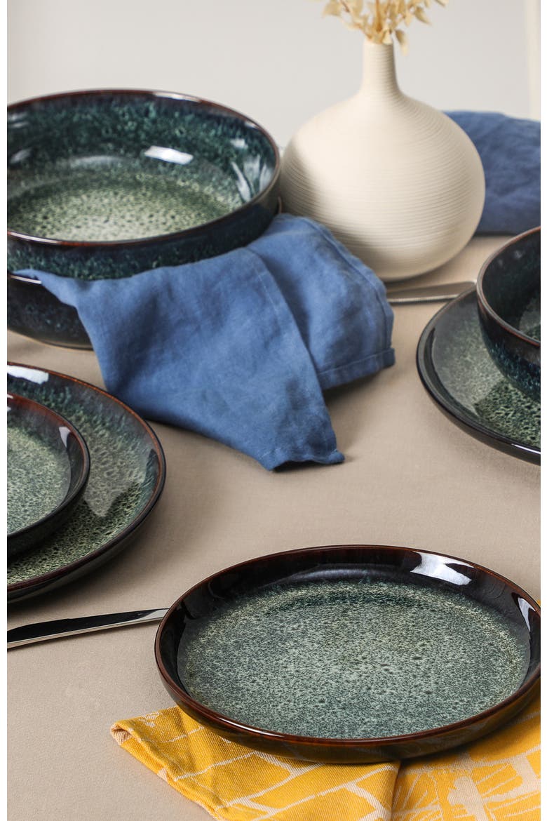 Remy Stoneware 24-Piece Dinnerware Set, Alternate, color, Blue
