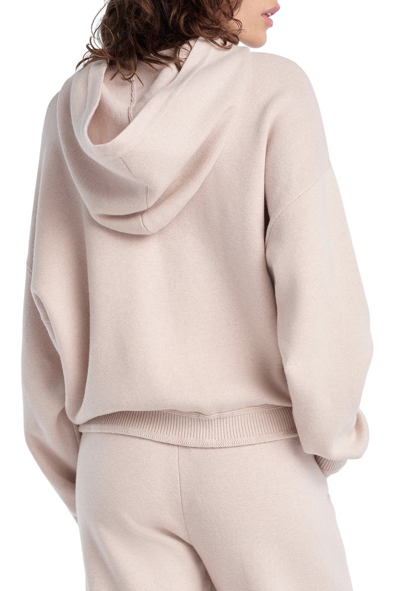 The Staying In Cotton & Cashmere Hoodie, Alternate, color, BLUSH PINK