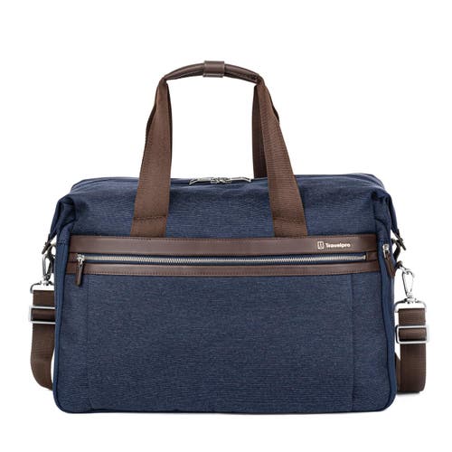 Travelpro Platinum Elite Carry On Soft Travel Duffel Bag In True Navy Blue