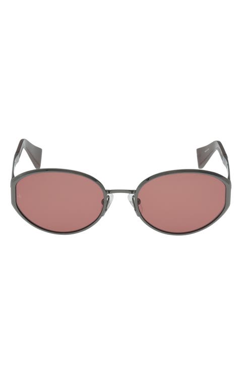 55mm Oval Sunglasses