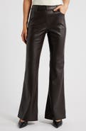 MANGO Connie Flared Faux Leather Pants