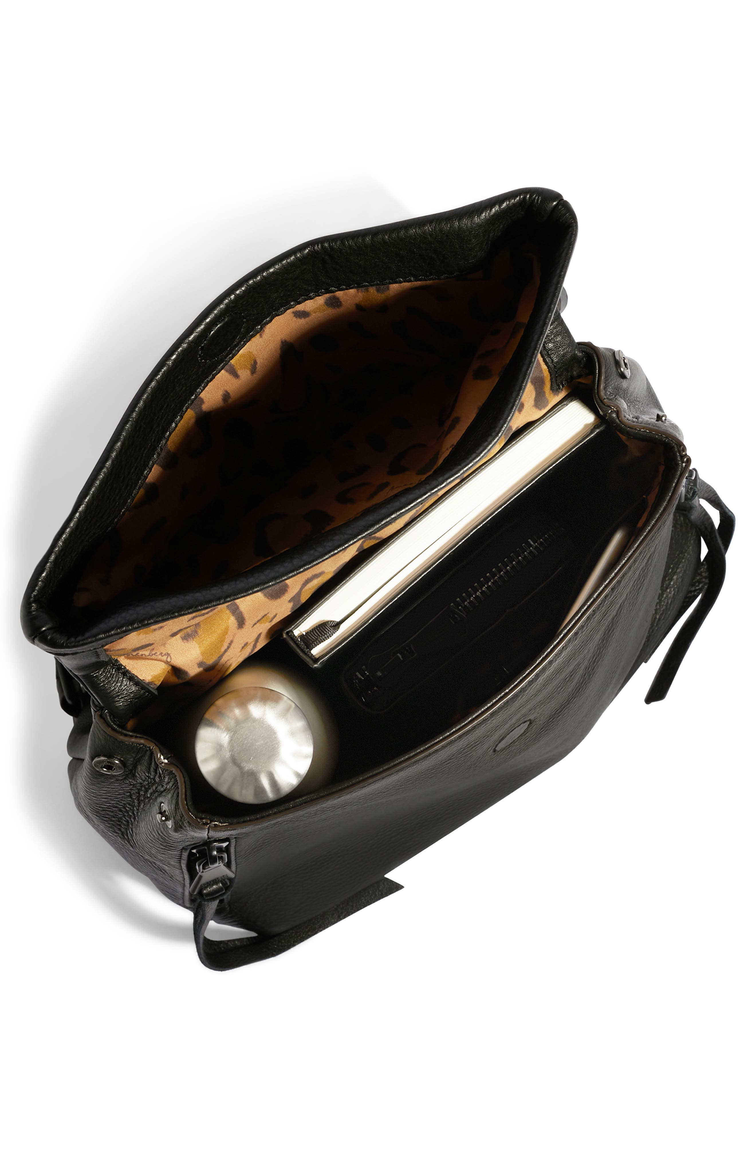 Bali Leather Backpack, Alternate, color, BLACK VINTAGE