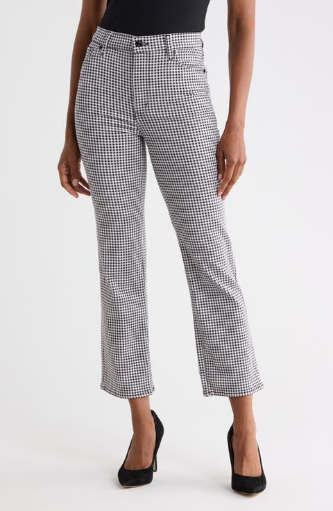 Le Sleek High Waist Ankle Straight Leg Jeans