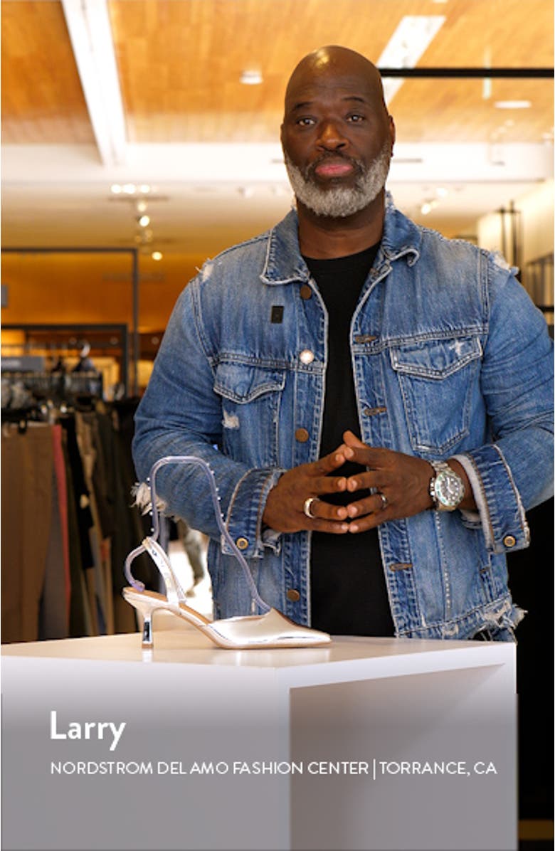 Brizza Slingback Pointed Toe Pump, sales video thumbnail