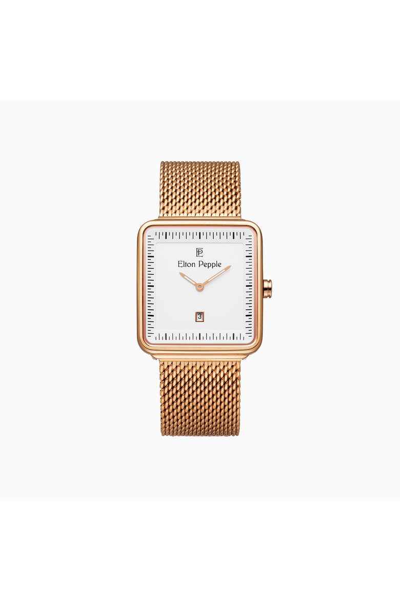 Women's Modern Norwood,  32mm, Main, color, Eggshell White/Rose Gold