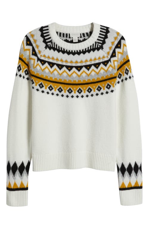 CASLON CASLON® FAIR ISLE CREWNECK PULLOVER SWEATER