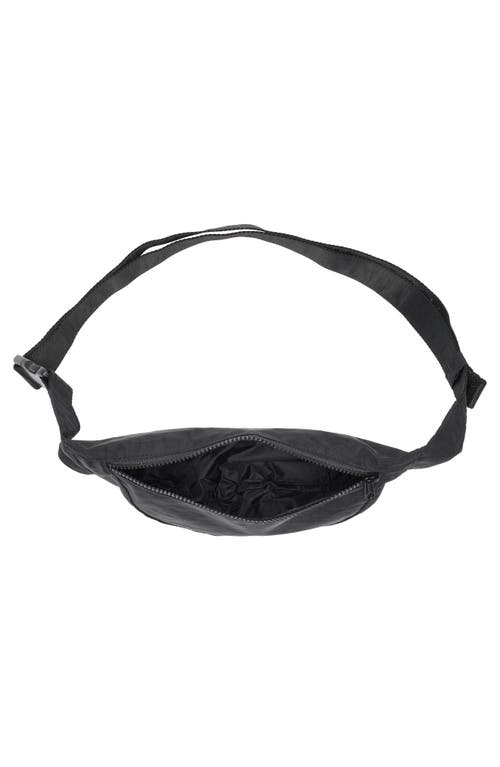 Baggu Crescent Fanny Pack In Black