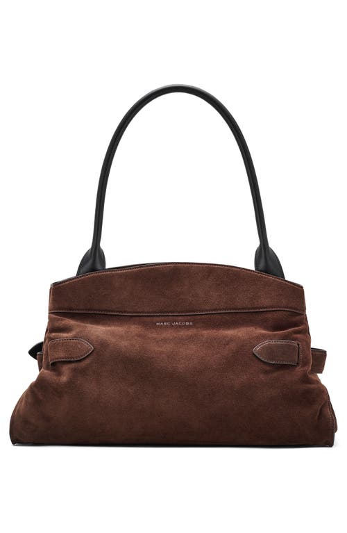 Marc Jacobs The Satchel Suede Shoulder Bag In Brown