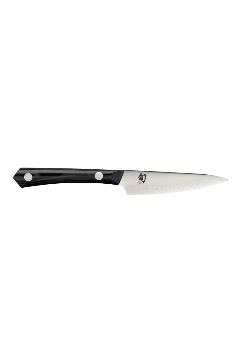Narukami Stainless Steel Pairing Knife, Main, color, BLACK