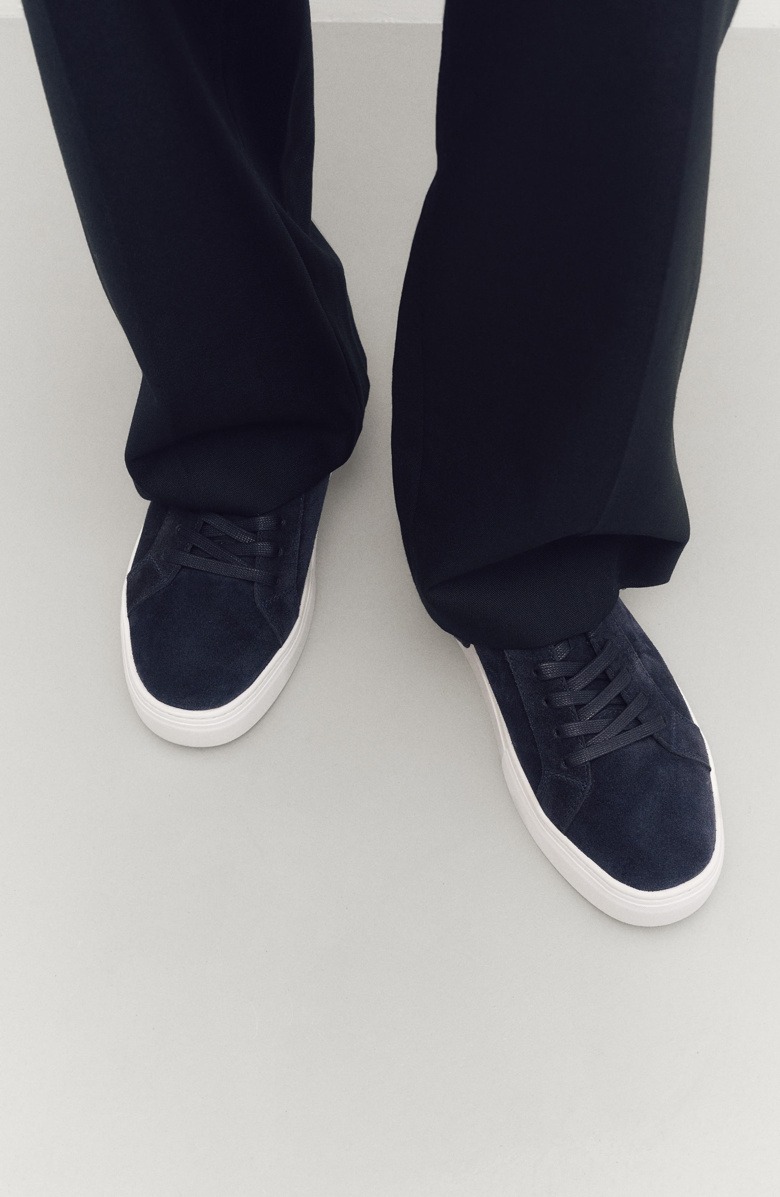 Vagabond Shoemakers Paul 2.0 Low Top Sneaker, Alternate, color, Indigo Suede