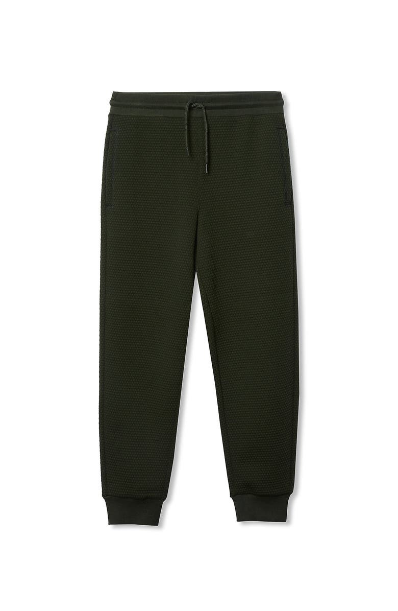 Lands' End Boys Iron Knee Texture Knit Jogger, Main, color, Midnight Olive