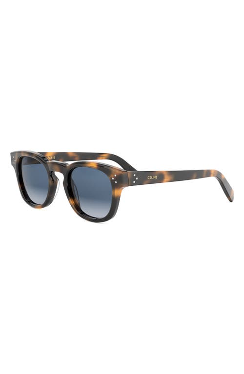 Celine Bold 3 Dots 49mm Square Sunglasses In Multi