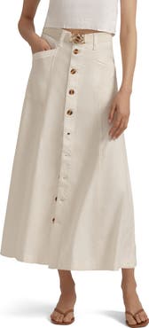 Favorite Daughter The Lila A-Line Denim Skirt