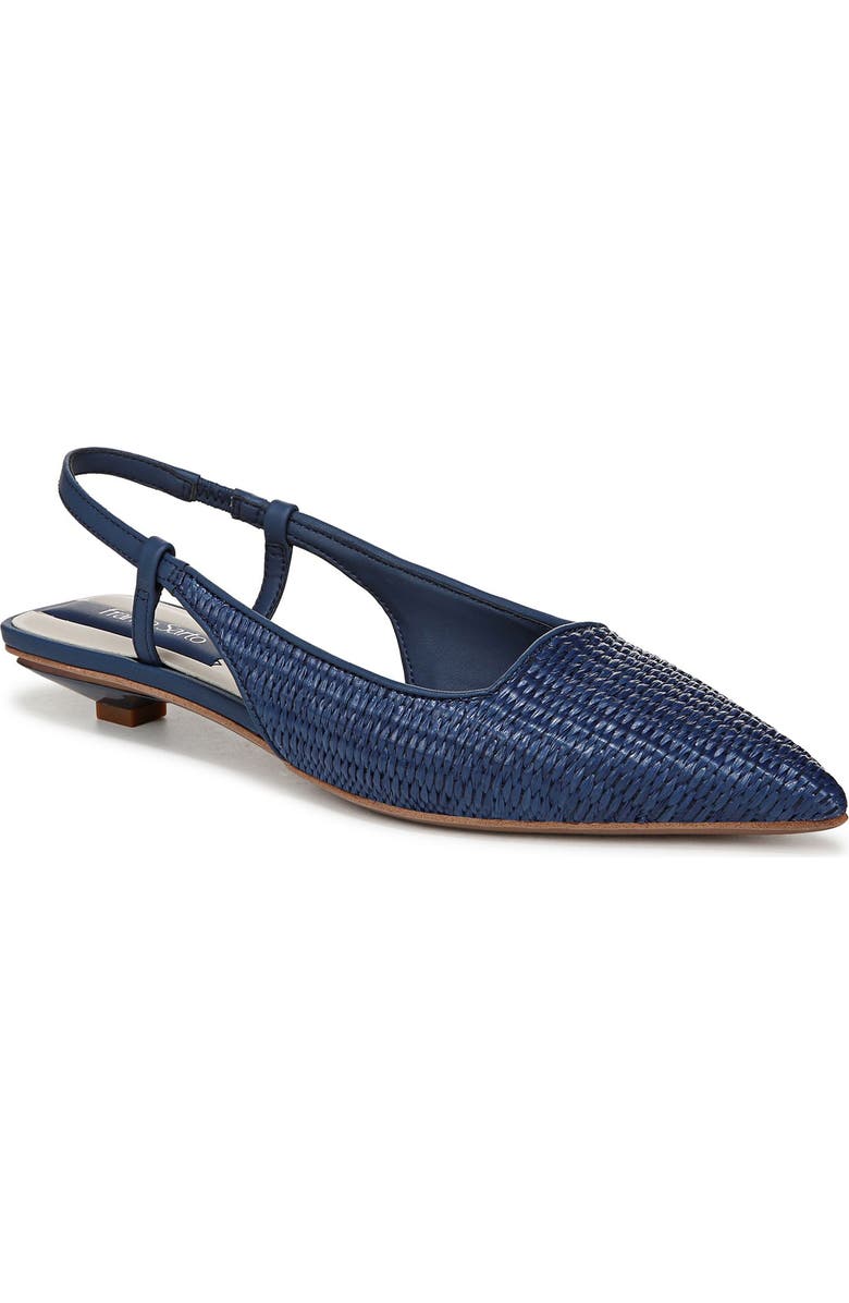 Franco Sarto Palmira Slingback Pointed Toe Pump - Wide Width Available, Main, color, Navy