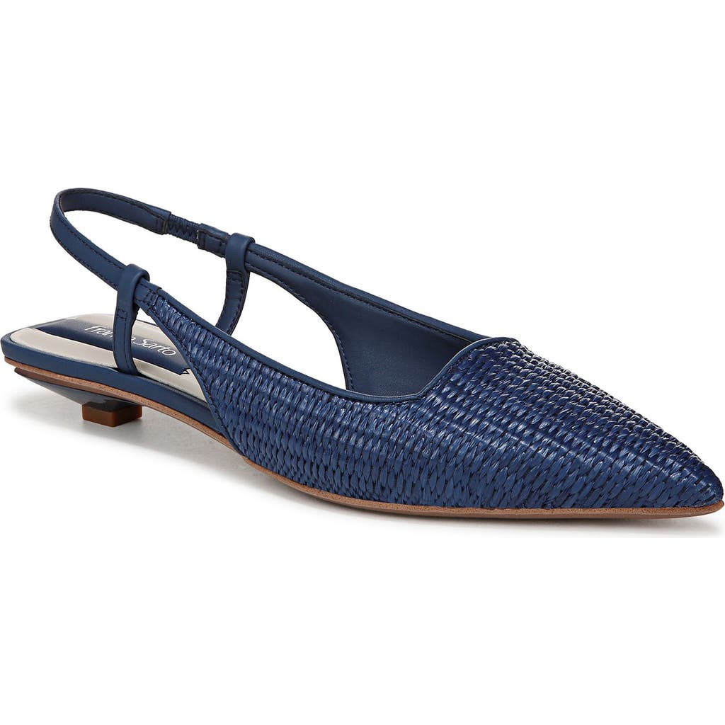 Franco Sarto Women's Palmira Pointed Toe Slingback Pumps In Navy