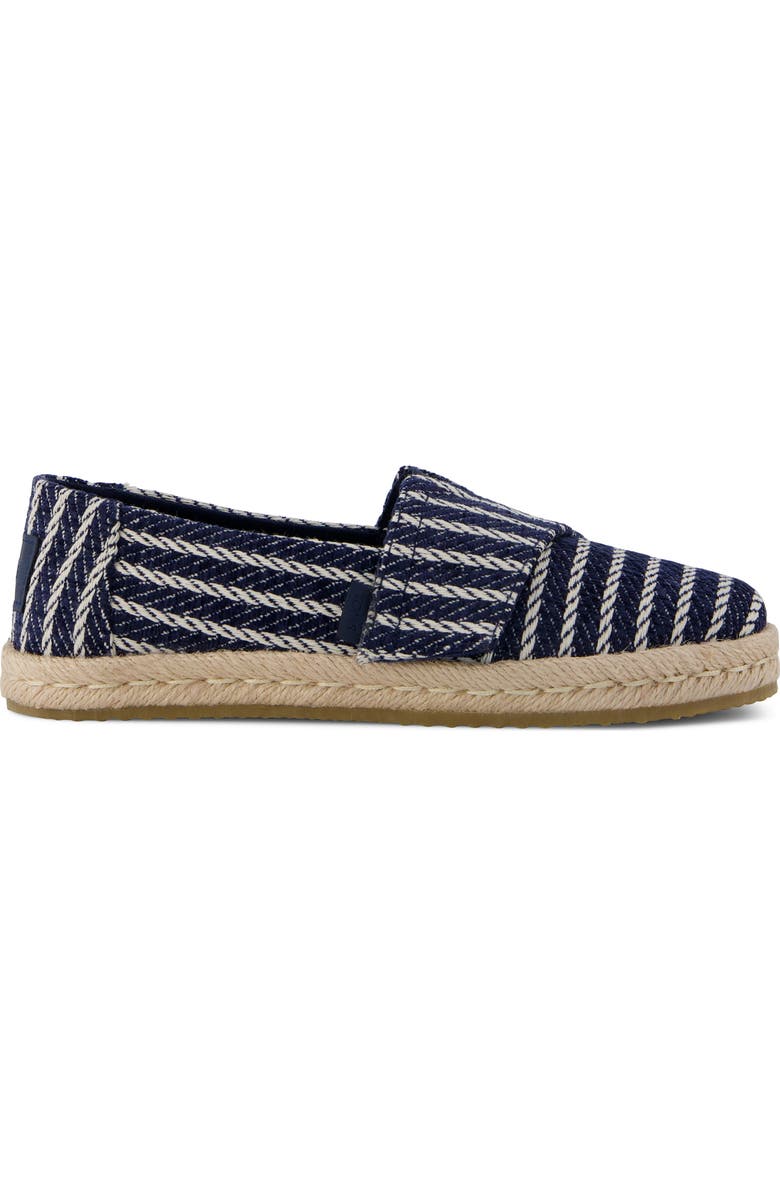 TOMS Kids' Alrope Espadrille, Alternate, color, Navy