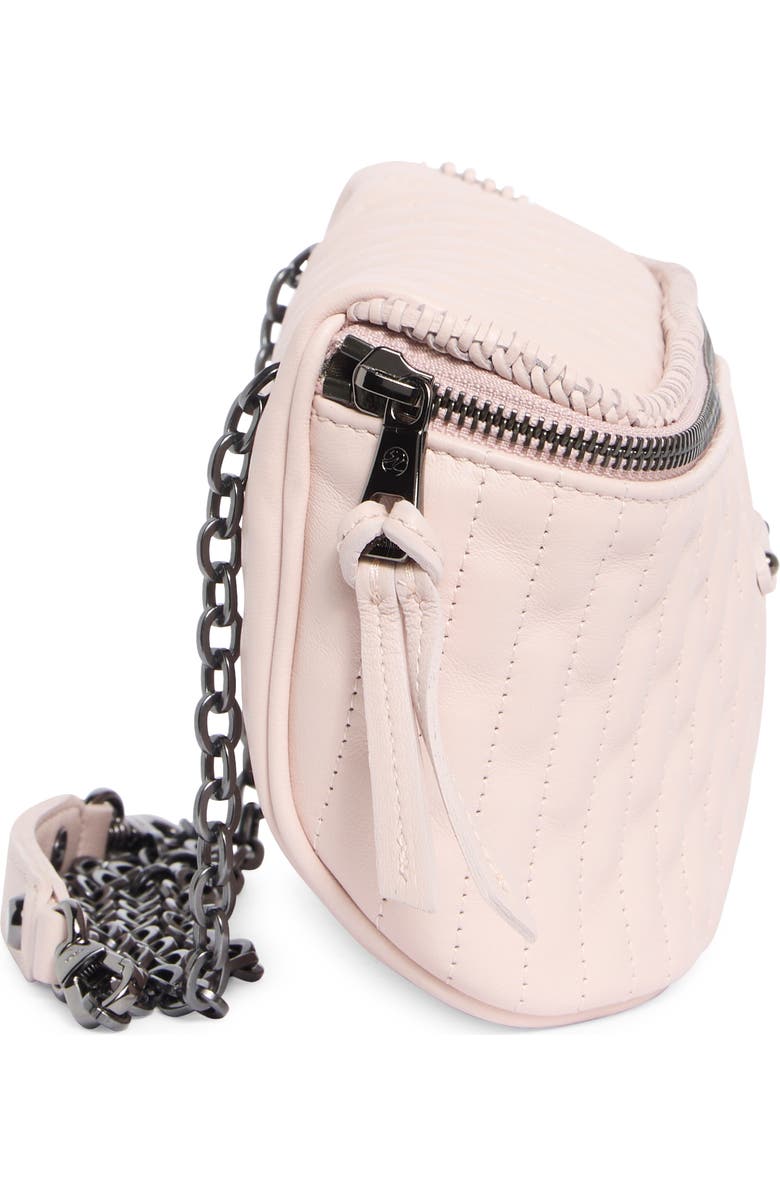 Longchamp Amazone Quilted Leather Belt Bag, Alternate, color, Pale Pink