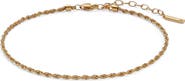 Alex and Ani Mini Rope Chain Anklet