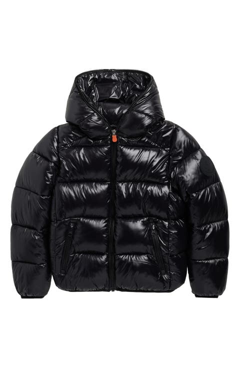 Kids' Lory Shiny Hooded Puffer Jacket