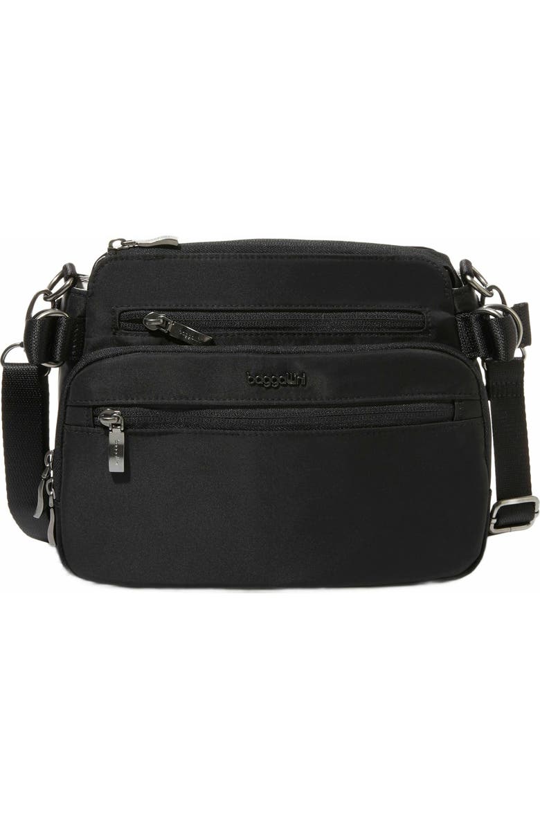 BAGGALLINI Marais Crossbody Bag, Main, color, Black Twill