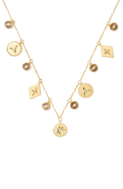 kate spade new york my medallion charm necklace