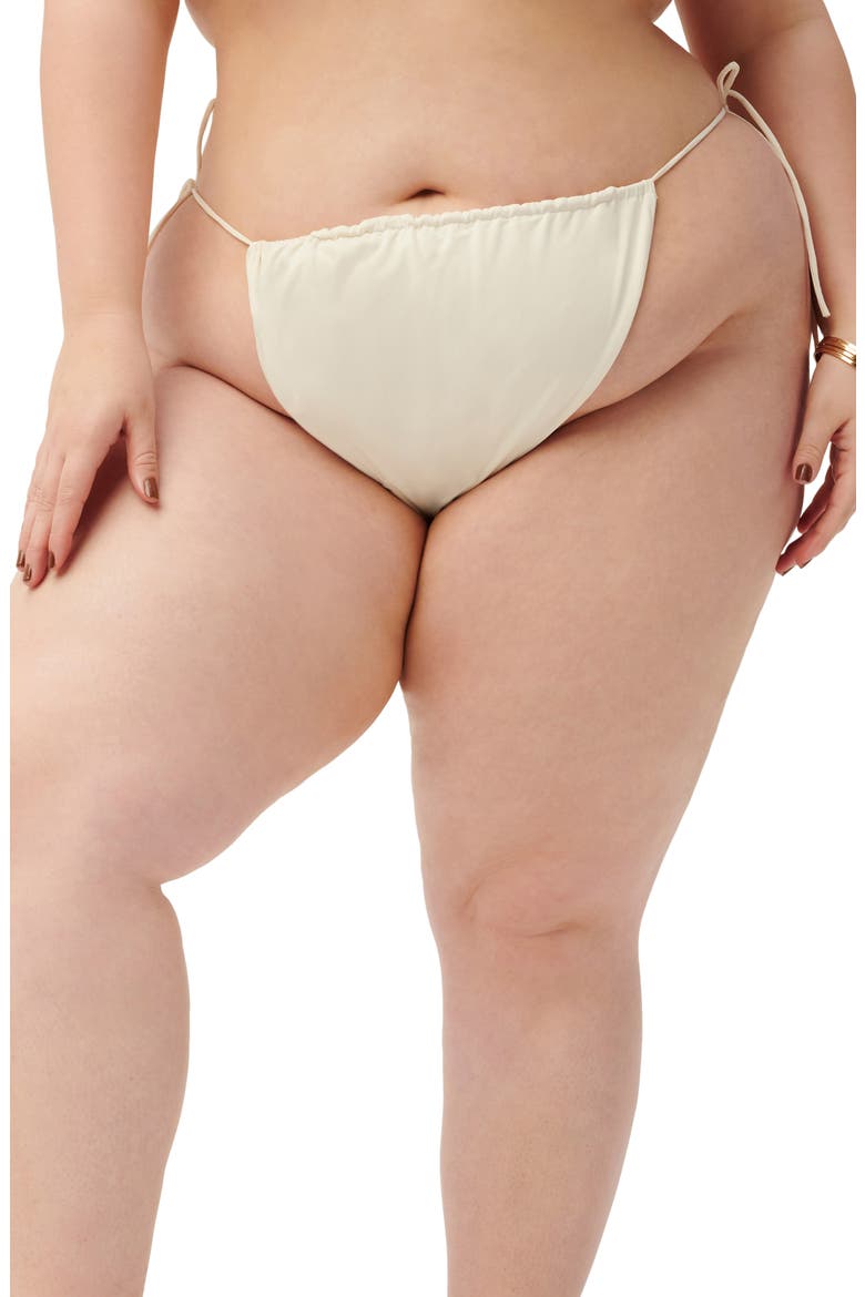 Tiny Ties Bikini Bottoms, Alternate, color, IVORY001